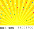 Confetti and radial event campaign background 68925700