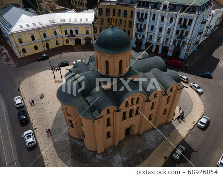 Church of the Tithes by day. Aerial. Kyiv. Ukraine Church of the Tithes by day. Aerial. Kyiv. Ukraine 68926054
