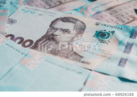 Ukrainian hryvnia in the face value of one 68926188