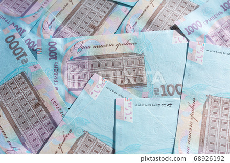 Ukrainian hryvnia in the face value of one 68926192