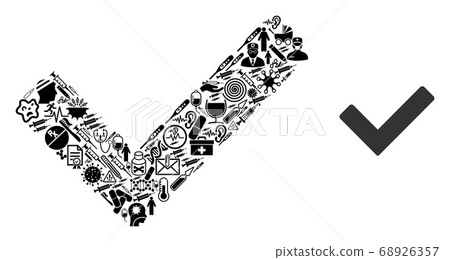 Collage OK of Medic Icons 68926357