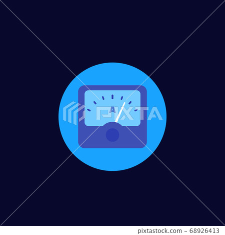 ammeter icon for web and apps 68926413