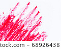 Red grungy crayons strockes texture background 68926438
