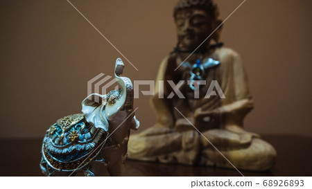 Hindu elephant and buddha Hindu elephant and buddha 68926893