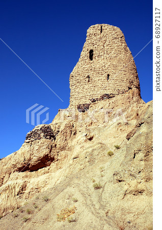 A watchtower in the Kakrak Valley between Bamyan (Bamiyan) and Band e Amir lakes in Central Afghanistan. The nearest large town is Bamyan (Bamiyan). Watchtower, Kakrak Valley, Central Afghanistan. A watchtower in the Kakrak Valley between Bamyan (Bamiyan) and Band e Amir lakes in Central Afghanistan. The nearest large town is Bamyan (Bamiyan). Watchtower, Kakrak Valley, Central Afghanistan. 68927117