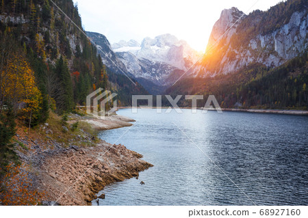 beautiful mountain lake beautiful mountain lake 68927160