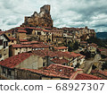 Castle town on top of a hill. The town is old and the time for the photos was spectacular 68927307