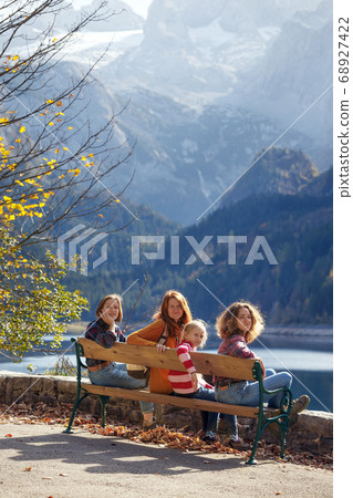 family in the mountains 68927422