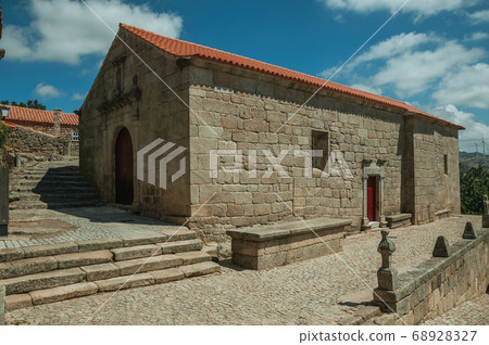 Gothic chapel made of stone with staircase Gothic chapel made of stone with staircase 68928327