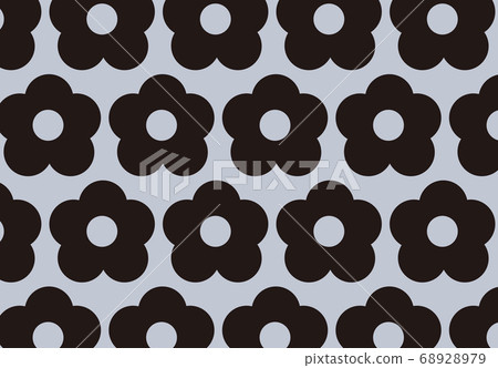 Flowers Nordic Scandinavian floral pattern background material 4 68928979