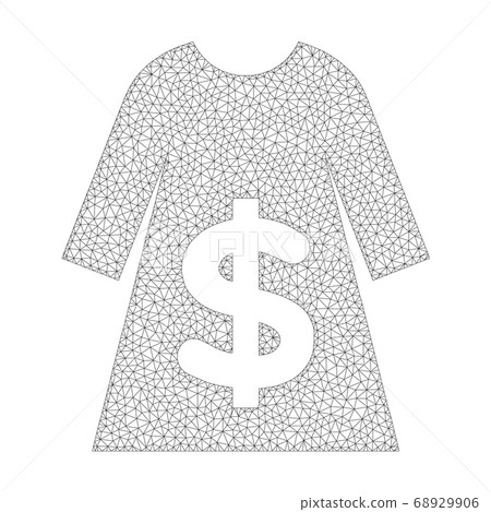 Mesh Vector Dress Sale Icon Mesh Vector Dress Sale Icon 68929906