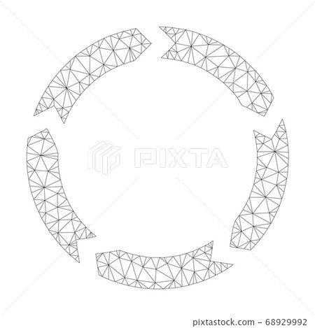 Mesh Vector Circulation Icon 68929992