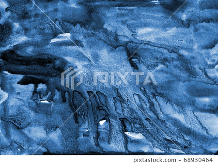 Abstract blue watercolor on paper texture as Abstract blue watercolor on paper texture as 68930464