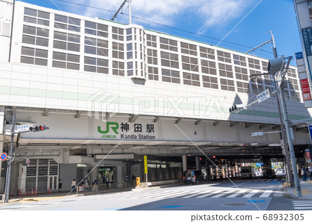 Scenery in front of the station Kanda station 68932305