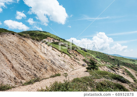 Kenashi Pass的風景(Kenashi Pass的Kenashi山和Kogushi硫磺纜車景觀) Kenashi Pass的風景(Kenashi Pass的Kenashi山和Kogushi硫磺纜車景觀) 68932878
