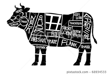 New Year Card Material-Multiple Variations 68934533