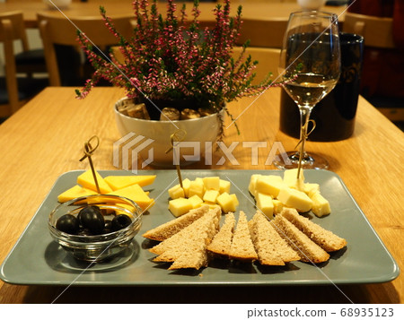 Wine and cheese 68935123