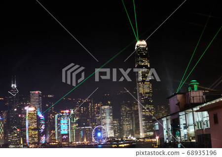 香港夜景城市景觀 香港夜景城市景觀 68935196