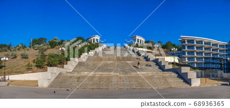 Maritime Stairs in Chernomorsk, Ukraine 68936365