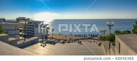 Maritime Stairs in Chernomorsk, Ukraine 68936368