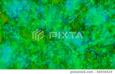水彩背景圖像生動的綠色圖案 68936429
