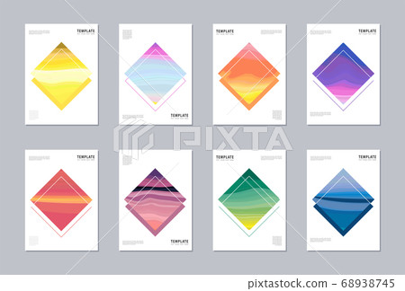 Artistic covers or poster design. Creative colours backgrounds. Artistic covers or poster design. Creative colours backgrounds. 68938745