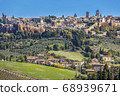 View of the city of Orvieto in the province of 68939671