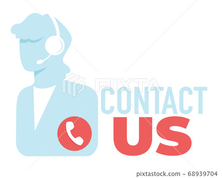 Contact us, helpdesk with operator, call center banner Contact us, helpdesk with operator, call center banner 68939704