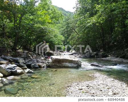 Valley landscape Valley landscape 68940486