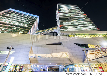night view of the Nangang Software Park area in Taipei, Taiwan. night view of the Nangang Software Park area in Taipei, Taiwan. 68941505