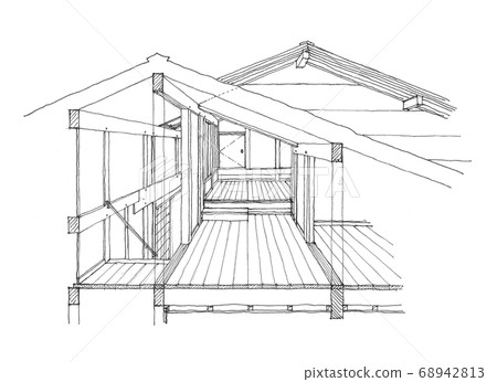 free-hand design perspective Free-hand design perspective 68942813
