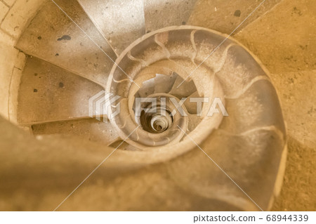Spiral staircase in Sagrada Familia Spiral staircase in Sagrada Familia 68944339