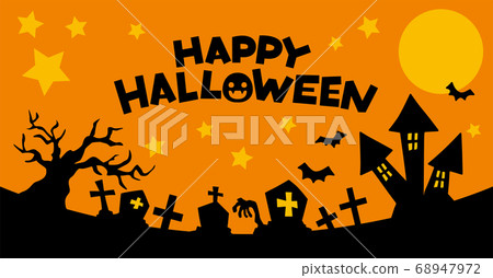Happy Halloween 1200x628 size banner for Halloween event Happy Halloween 1200x628 size banner for Halloween event 68947972