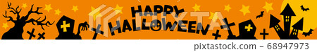 Happy Halloween Banner for 728x90 size for Halloween events Happy Halloween Banner for 728x90 size for Halloween events 68947973