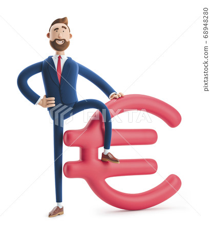 3d illustration. Cartoon Businessman Billy. 68948280