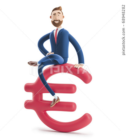 3d illustration. Cartoon Businessman Billy. 68948282