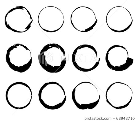 日本圓線素材集 日本圓線素材集 68948710