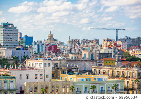 Havana, Cuba Town Skyline Havana, Cuba Town Skyline 68950534