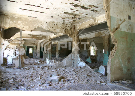 Syrian town Kneitla destroyed in the war 68950700