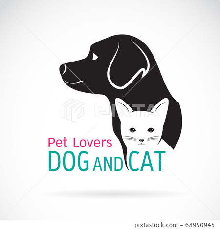 Vector image of an dog and cat design. Animals. Vector image of an dog and cat design. Animals. 68950945
