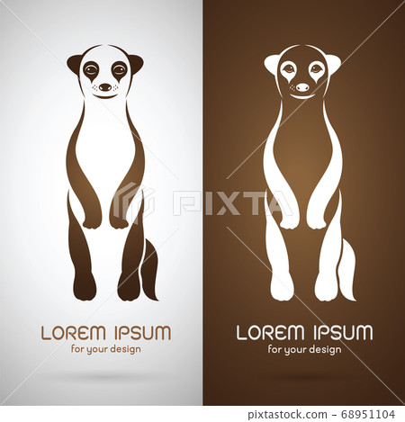 Vector Image Of An Meerkats Design Animals Stock Illustration 68951104 Pixta