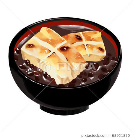 Illustration of soup powder 68951850