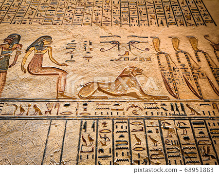 Ancient Egyptian writing, Egyptian hieroglyphs, Ancient Egyptian writing, Egyptian hieroglyphs, 68951883