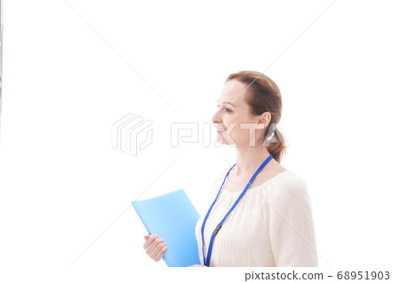 Young business woman with a smile Young business woman with a smile 68951903