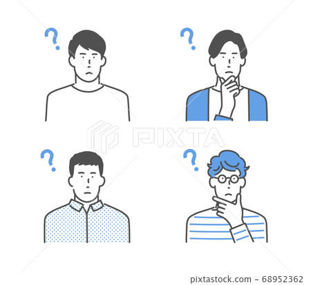 Men icon set Men icon set 68952362