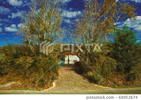 Charming country house with garden and road Charming country house with garden and road 68952674
