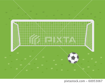Soccer goal illustration 68953067