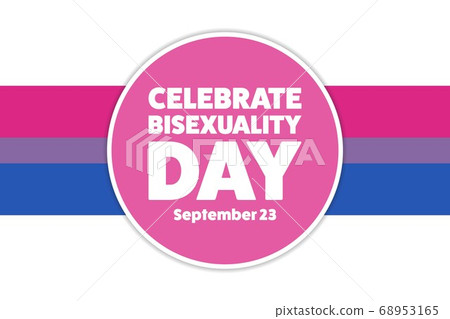 Celebrate Bisexuality Day. Holiday concept.... - Stock Illustration