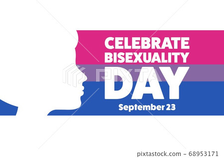 Celebrate Bisexuality Day. Holiday concept. Template for background, banner, card, poster with text 68953171