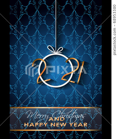 2021 Happy New Year background for your seasonal invitations, festive posters, greetings cards. 2021 Happy New Year background for your seasonal invitations, festive posters, greetings cards. 68953380